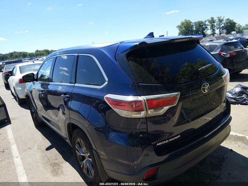 5TDJKRFH0FS166573 2015 TOYOTA HIGHLANDER photo no. 3