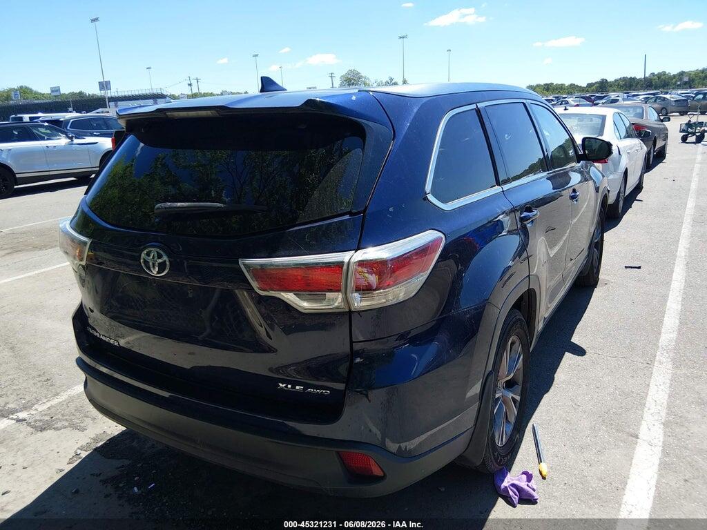 5TDJKRFH0FS166573 2015 TOYOTA HIGHLANDER photo no. 4