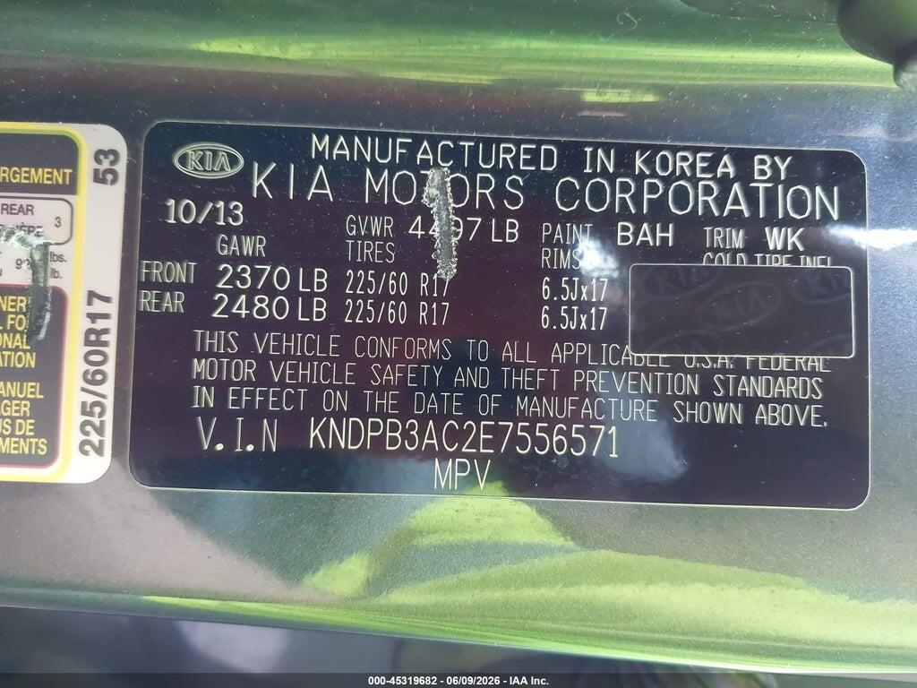 KNDPB3AC2E7556571 2014 KIA SPORTAGE photo no. 9