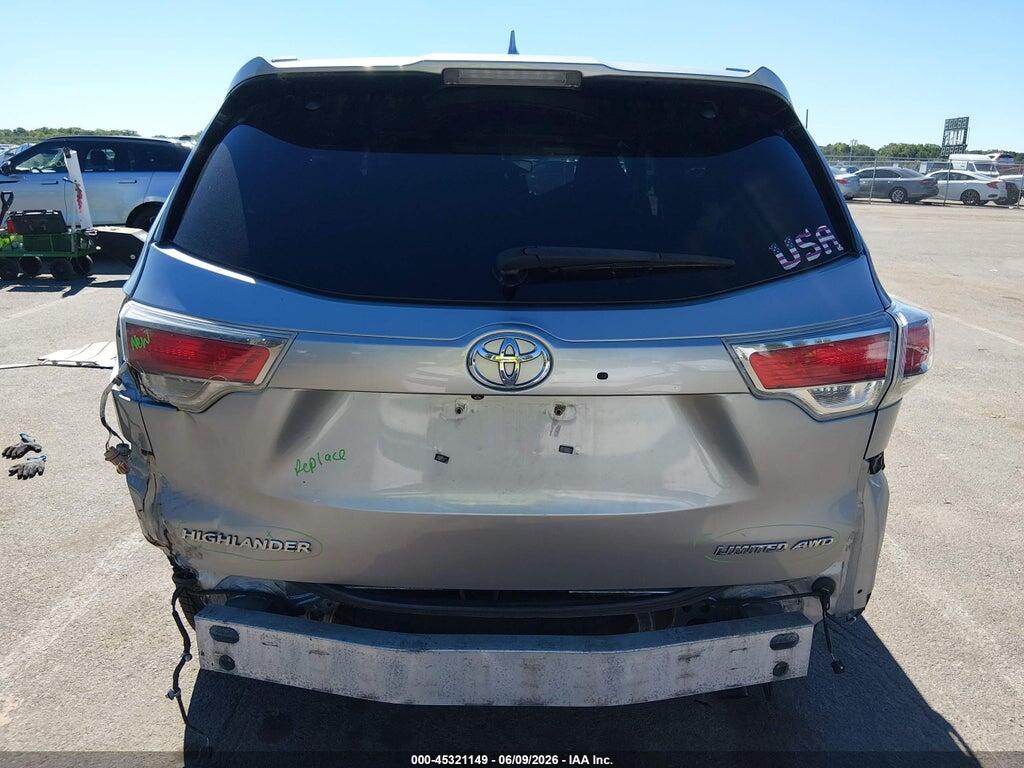 5TDDKRFH9ES039574 2014 TOYOTA HIGHLANDER photo no. 6