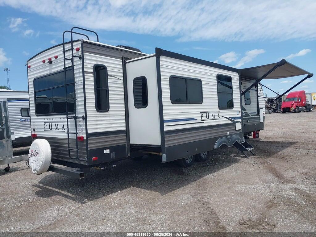 4X4TPUG21MP090497 2021 FOREST RIVER PALOMINO PUMA 31RLQS TRAVEL TRAILER photo no. 4