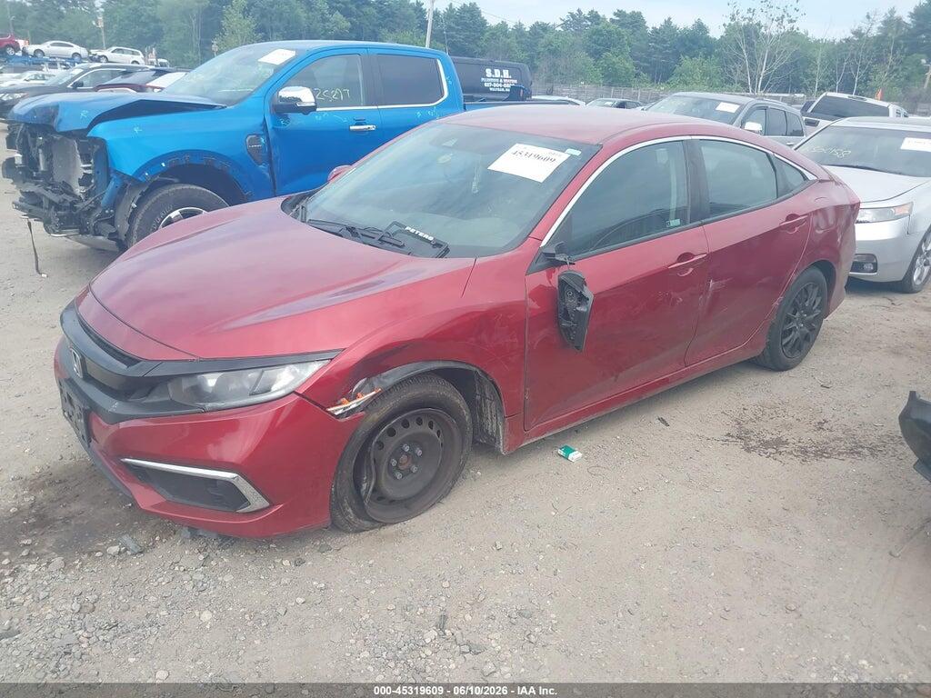 2HGFC2F60MH502082 2021 HONDA CIVIC photo no. 2
