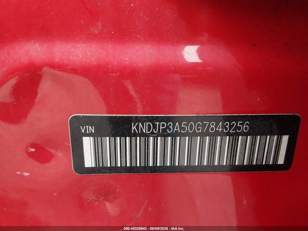 KNDJP3A50G7843256 2016 KIA SOUL photo no. 9