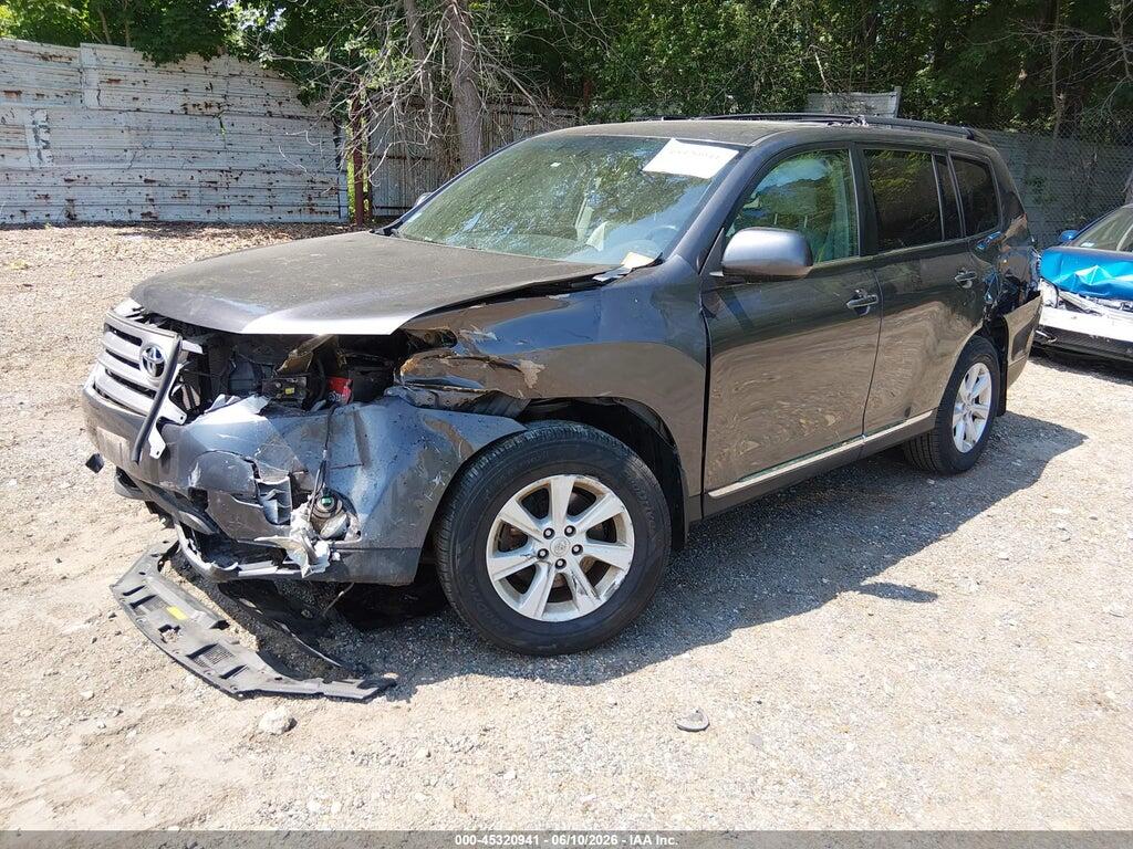 5TDBK3EH9DS186207 2013 TOYOTA HIGHLANDER photo no. 2