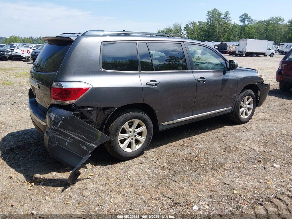 5TDBK3EH9DS186207 2013 TOYOTA HIGHLANDER photo no. 4