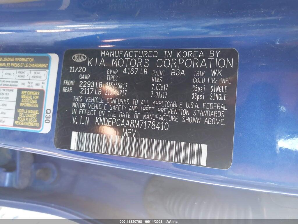 KNDEPCAA8M7178410 2021 KIA SELTOS photo no. 9