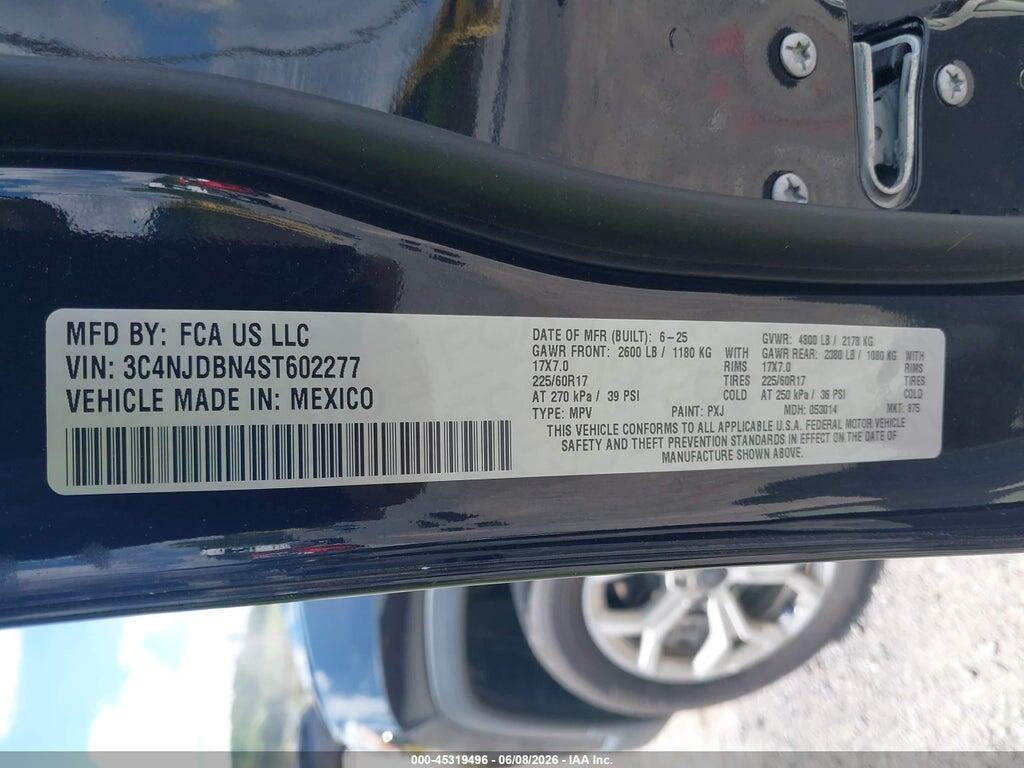 3C4NJDBN4ST602277 2025 JEEP COMPASS photo no. 9