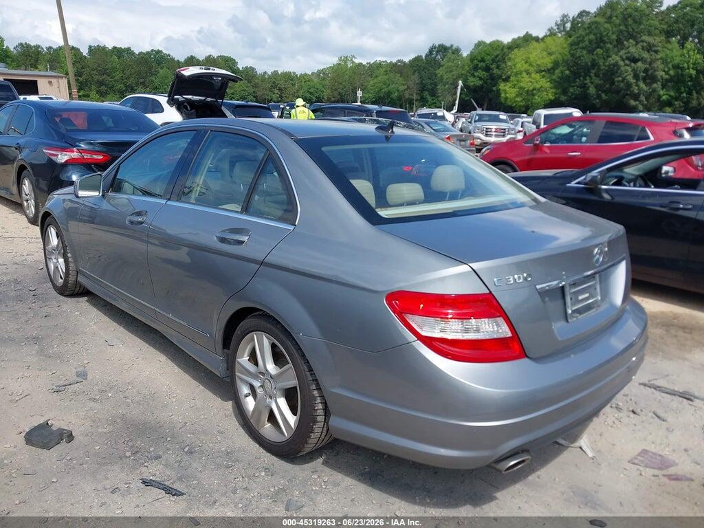 WDDGF5EB8AR123147 2010 MERCEDES-BENZ C 300 photo no. 3