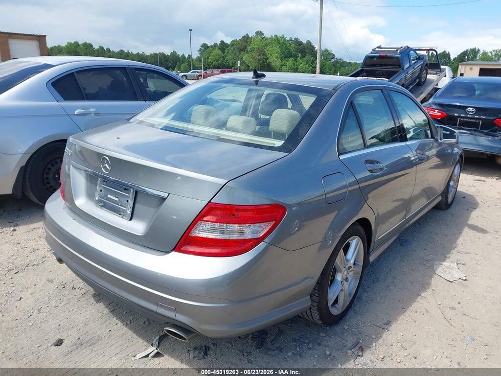WDDGF5EB8AR123147 2010 MERCEDES-BENZ C 300 photo no. 4