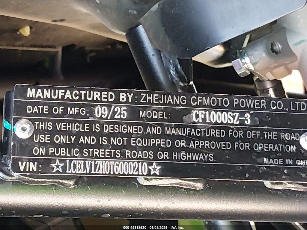 LCELV1ZH0T6000210 2026 CF MOTO ZFORCE photo no. 10
