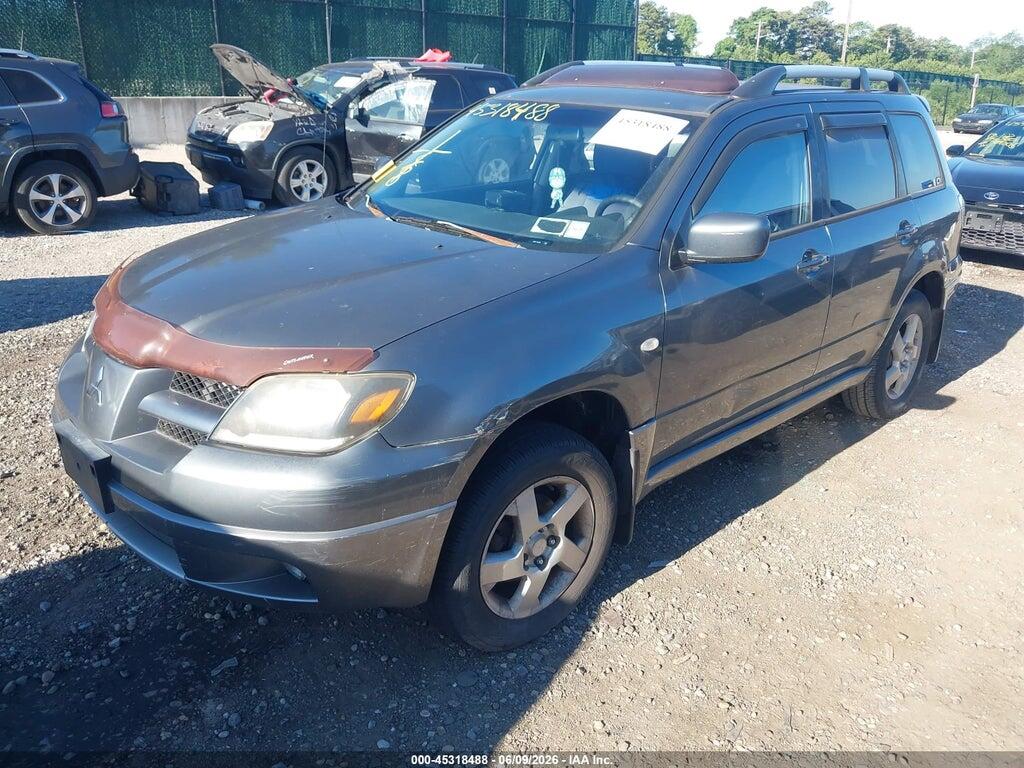 JA4LZ41F24U042742 2004 MITSUBISHI OUTLANDER photo no. 2