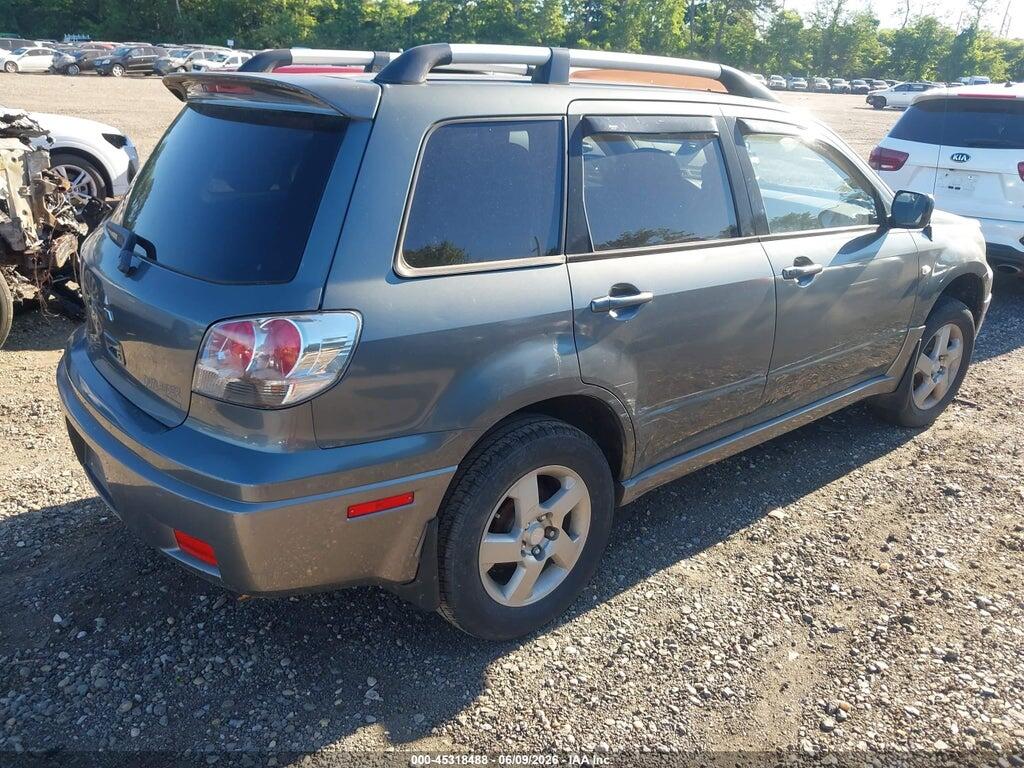 JA4LZ41F24U042742 2004 MITSUBISHI OUTLANDER photo no. 4