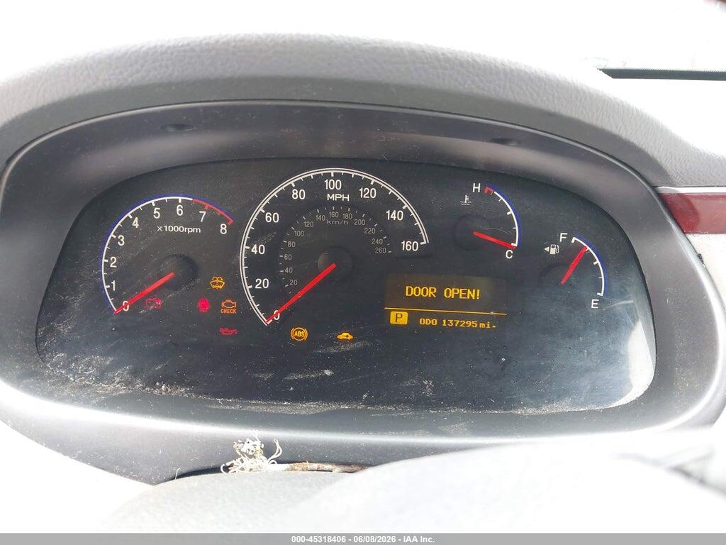 KMHFC46F46A051505 2006 HYUNDAI AZERA photo no. 7