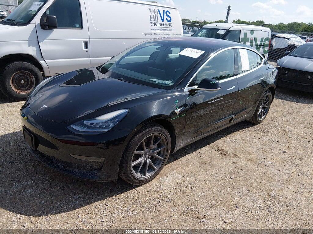5YJ3E1EA0JF012559 2018 TESLA MODEL 3 photo no. 2