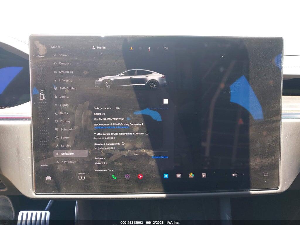 5YJSA1E5XTF552353 2026 TESLA MODEL S photo no. 7