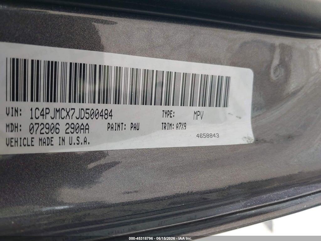 1C4PJMCX7JD500484 2018 JEEP CHEROKEE photo no. 9
