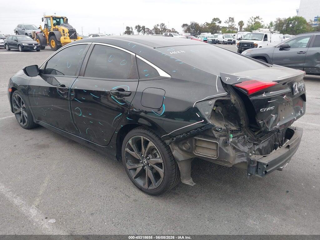 2HGFC2F83MH537622 2021 HONDA CIVIC photo no. 3