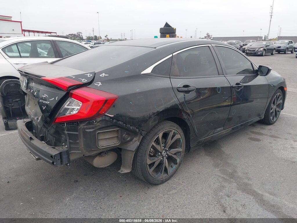 2HGFC2F83MH537622 2021 HONDA CIVIC photo no. 4