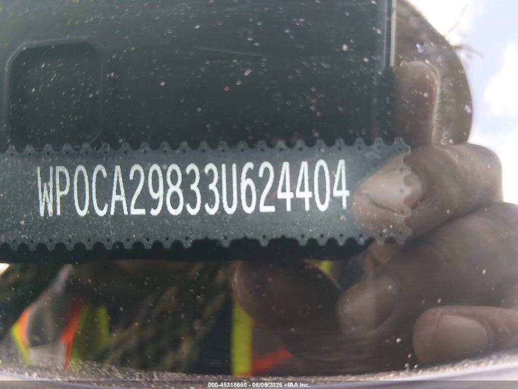 WP0CA29833U624404 2003 PORSCHE BOXSTER photo no. 9