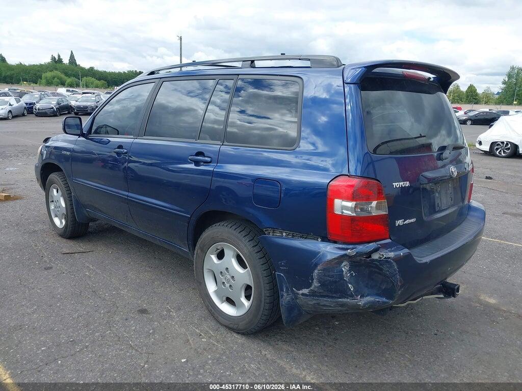 JTEEP21A850087492 2005 TOYOTA HIGHLANDER photo no. 3