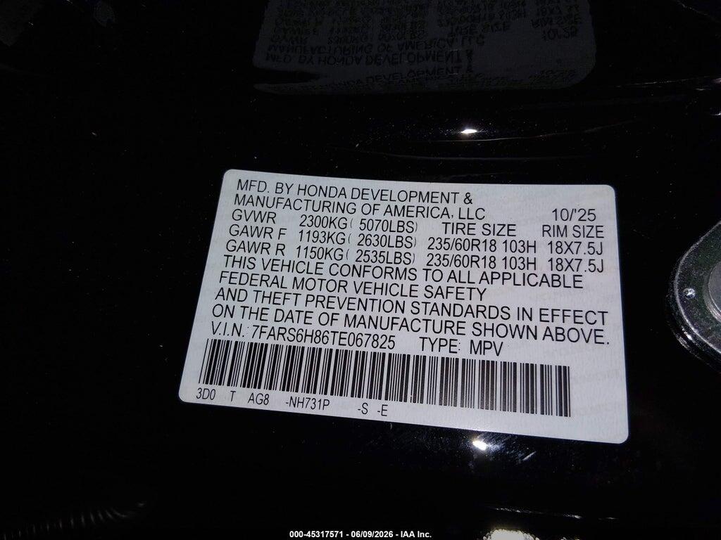 7FARS6H86TE067825 2026 HONDA CR-V HYBRID photo no. 9