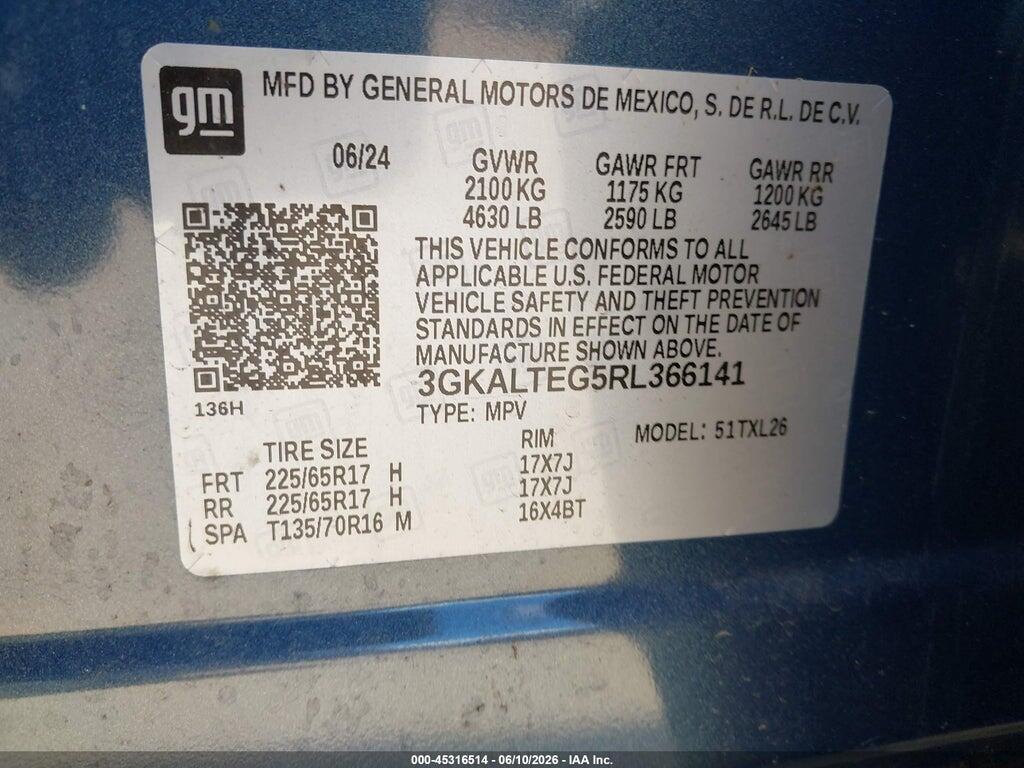 3GKALTEG5RL366141 2024 GMC TERRAIN photo no. 9