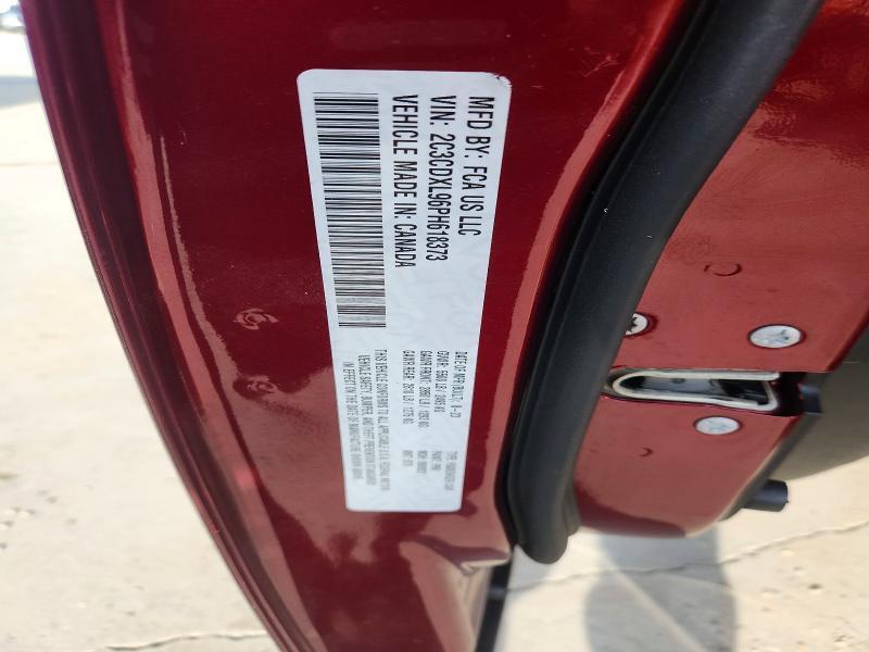 2C3CDXL96PH618373 2023 DODGE CHARGER photo no. 12