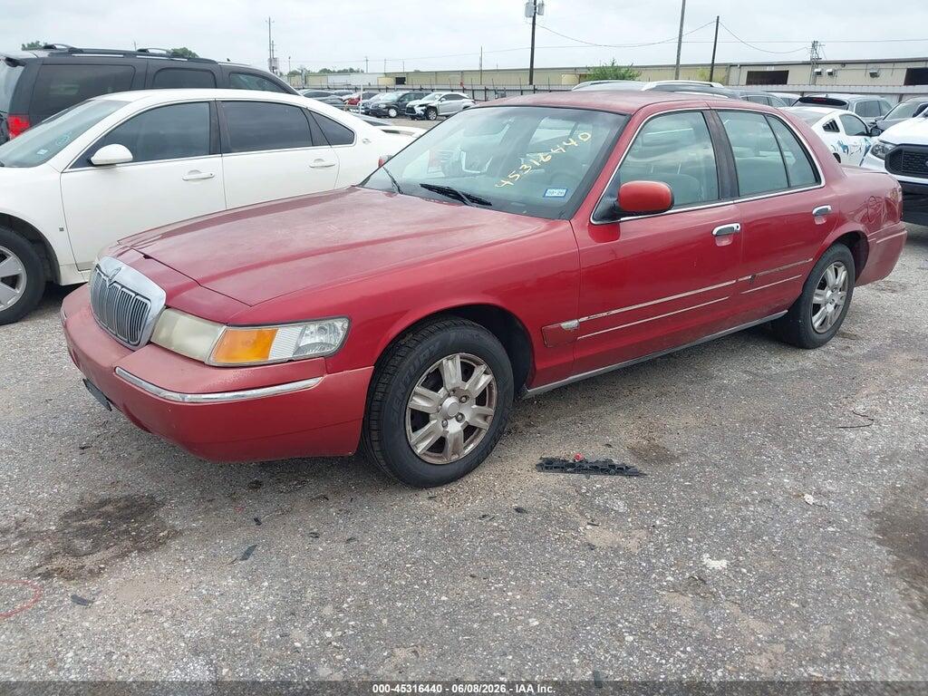 2MEFM74W91X603701 2001 MERCURY GRAND MARQUIS photo no. 2