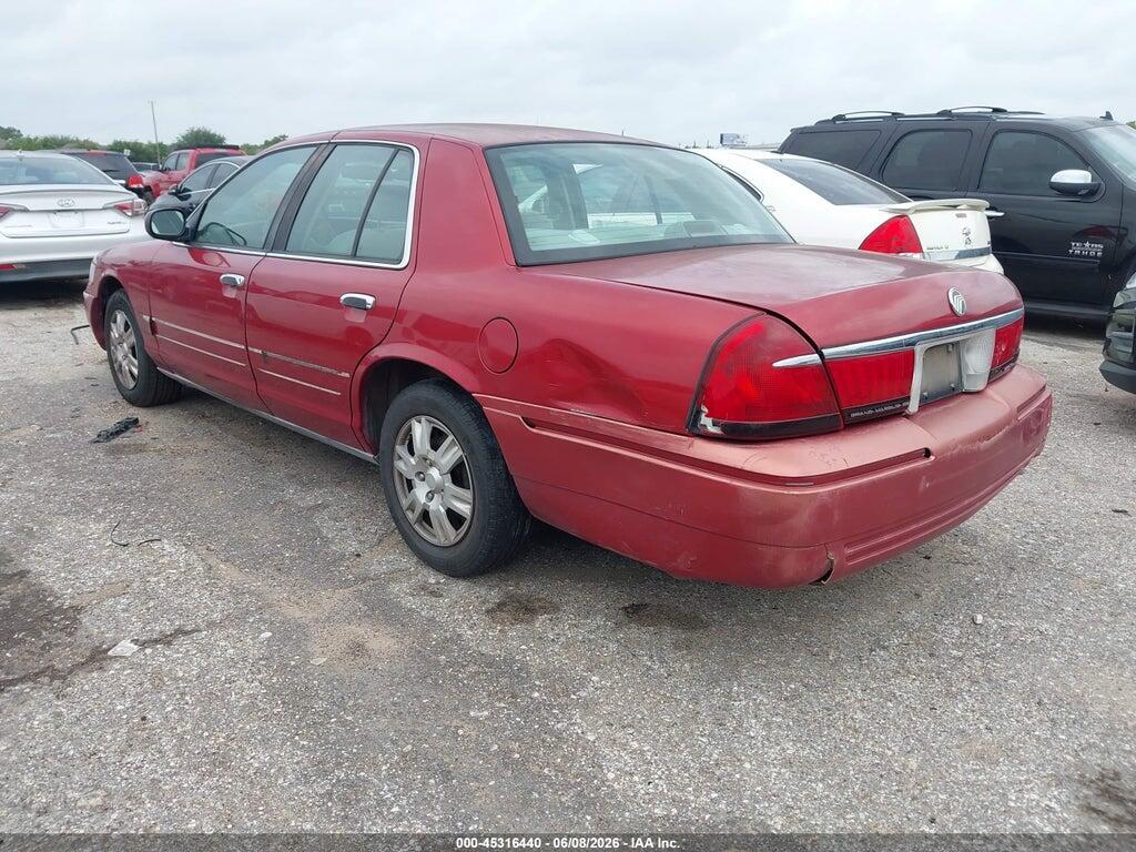 2MEFM74W91X603701 2001 MERCURY GRAND MARQUIS photo no. 3