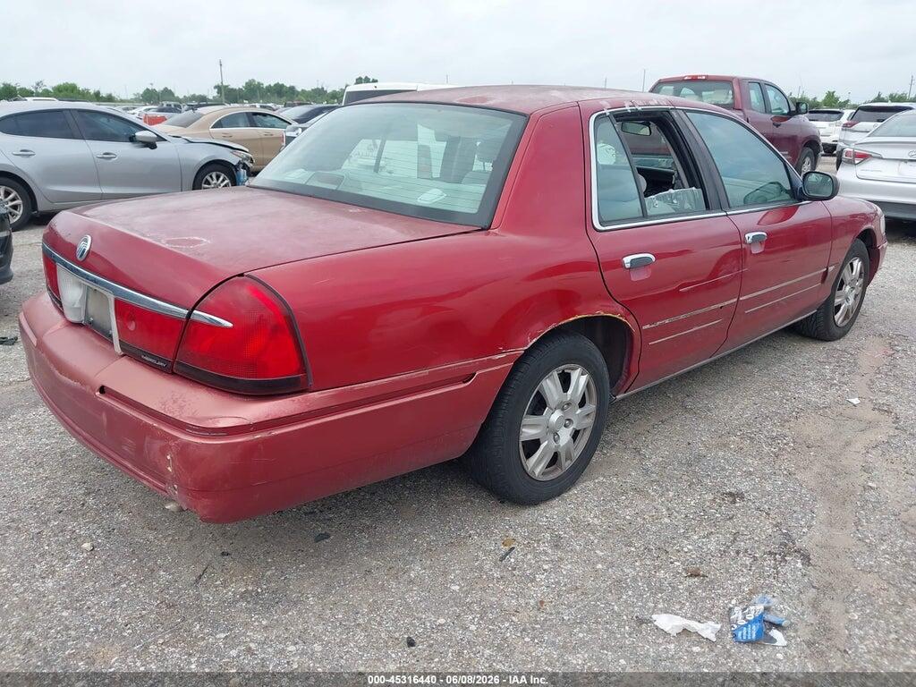 2MEFM74W91X603701 2001 MERCURY GRAND MARQUIS photo no. 4
