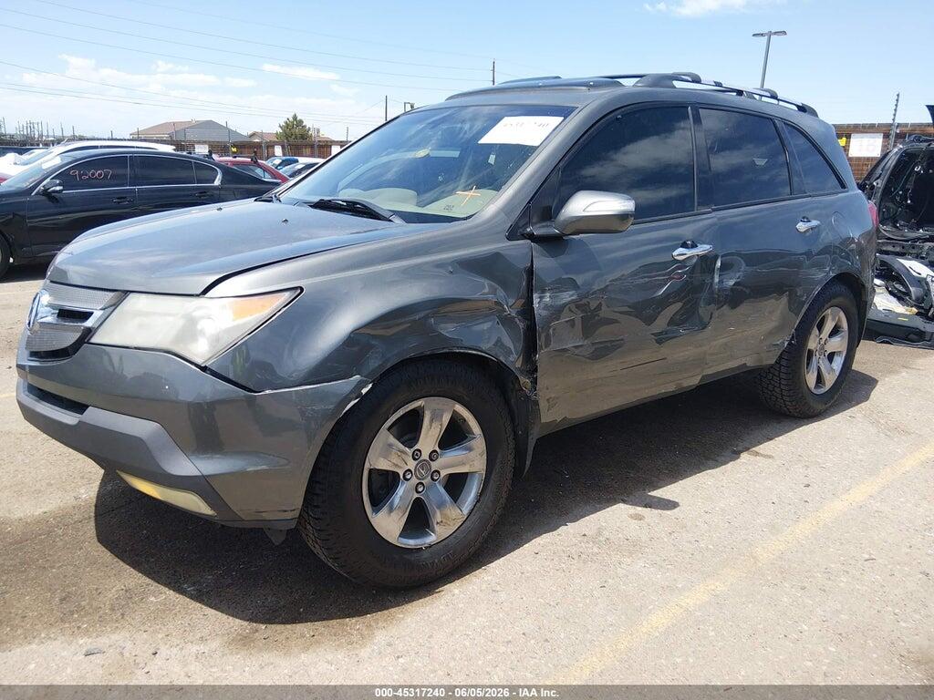 2HNYD28817H528420 2007 ACURA MDX photo no. 2