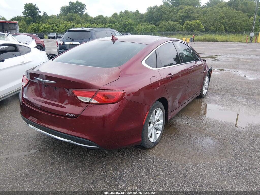 1C3CCCAB0GN172245 2016 CHRYSLER 200 photo no. 4