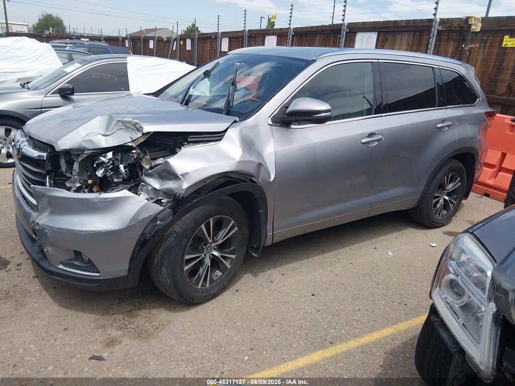 5TDJKRFHXGS352316 2016 TOYOTA HIGHLANDER photo no. 2