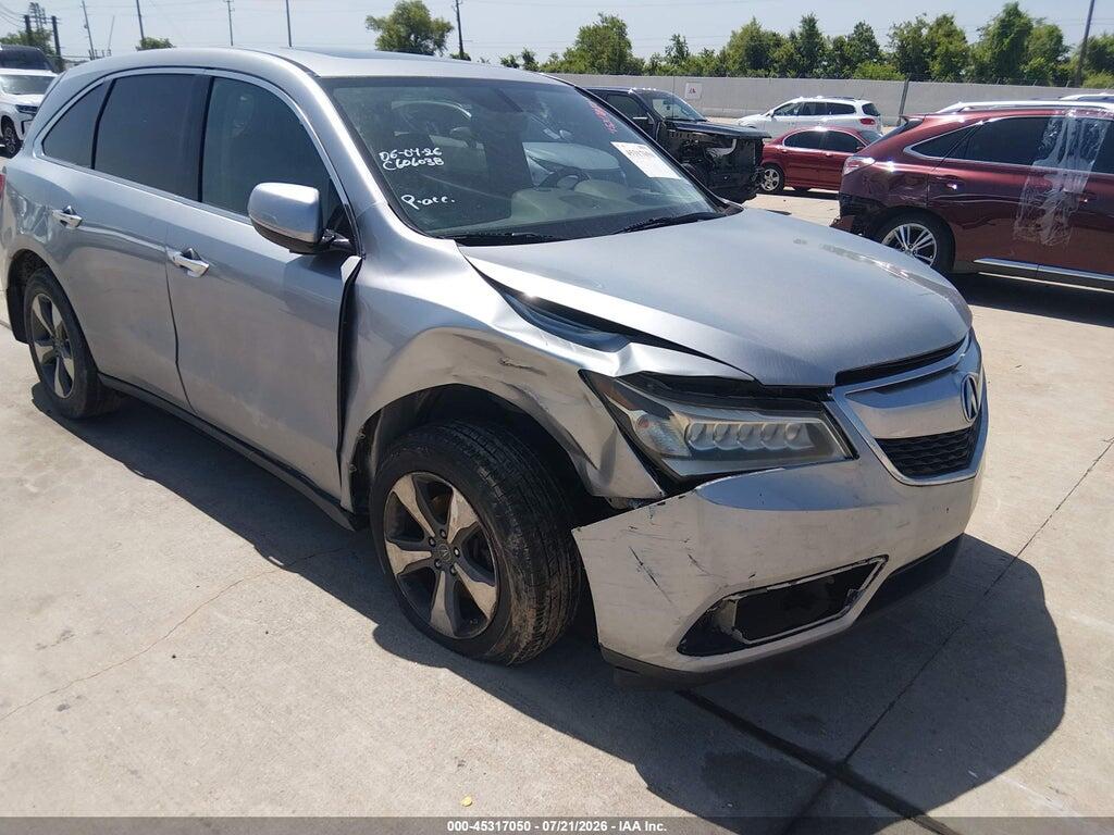 5FRYD3H23GB019442 2016 ACURA MDX photo no. 1