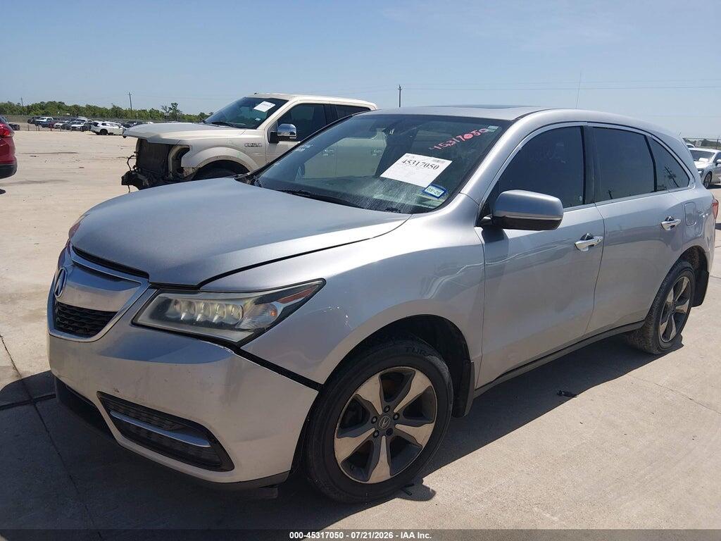 5FRYD3H23GB019442 2016 ACURA MDX photo no. 2