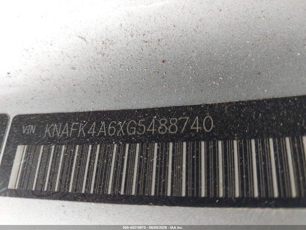 KNAFK4A6XG5488740 2016 KIA FORTE photo no. 9