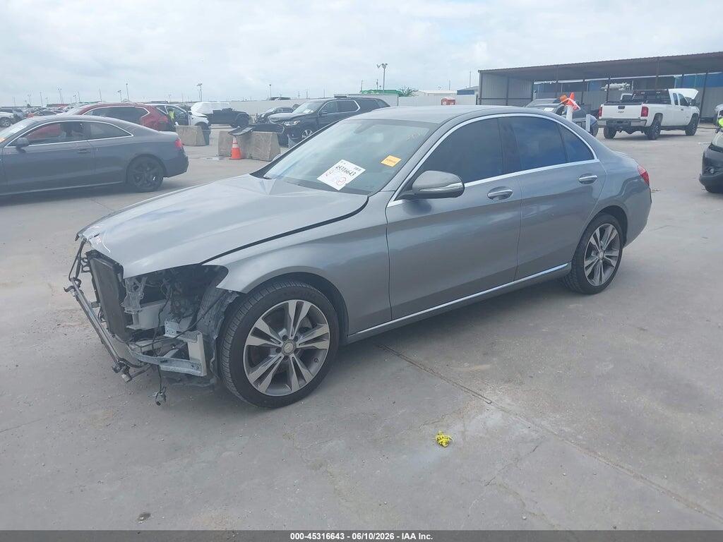 55SWF4KB0FU066149 2015 MERCEDES-BENZ C 300 photo no. 2