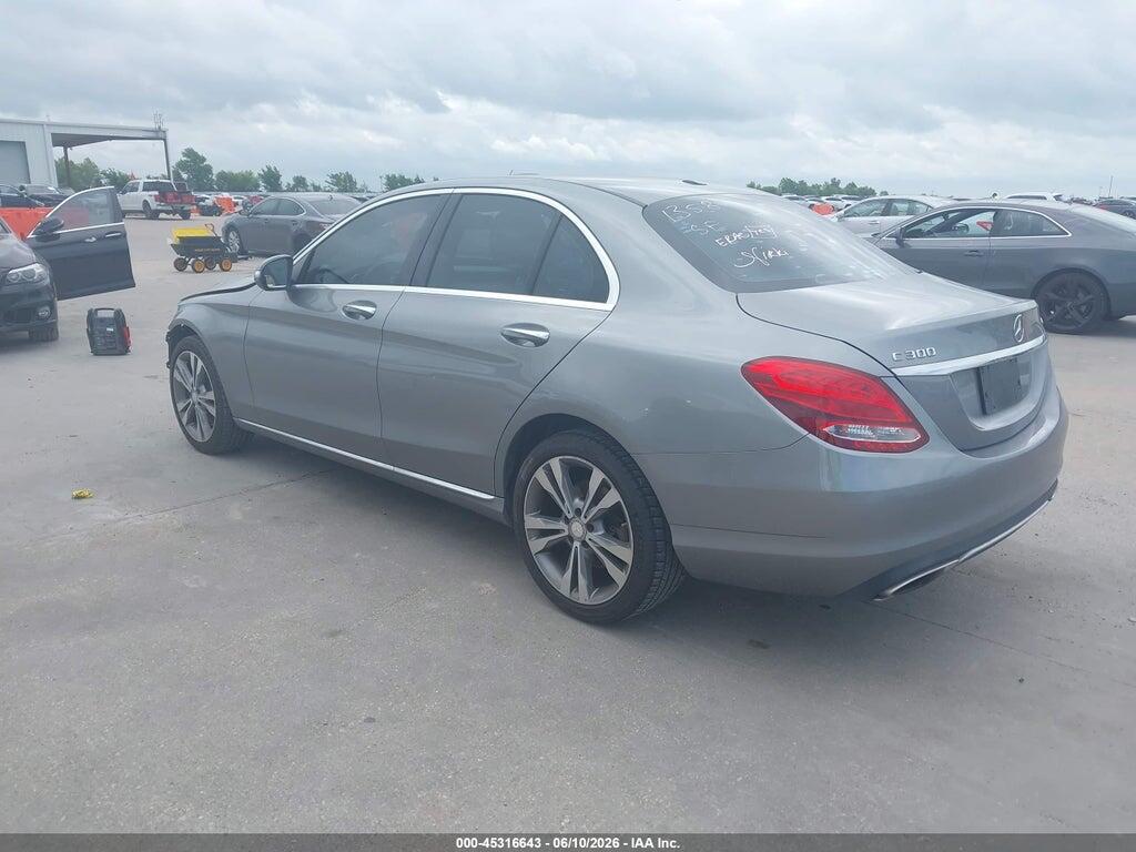 55SWF4KB0FU066149 2015 MERCEDES-BENZ C 300 photo no. 3