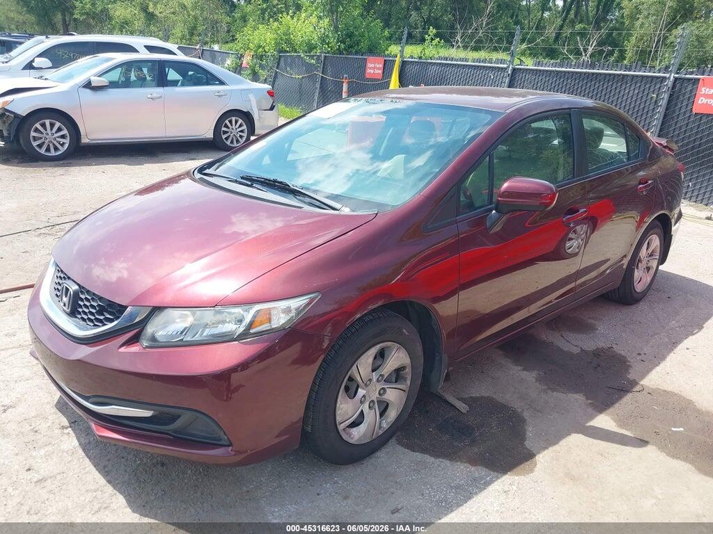 19XFB2F50FE011390 2015 HONDA CIVIC photo no. 2