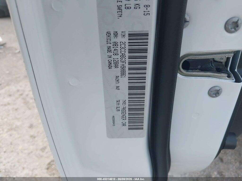 2C3CCABG3FH908861 2015 CHRYSLER 300 photo no. 9