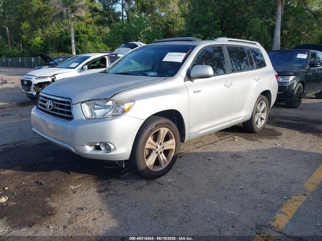 JTEDS43A882049773 2008 TOYOTA HIGHLANDER photo no. 2