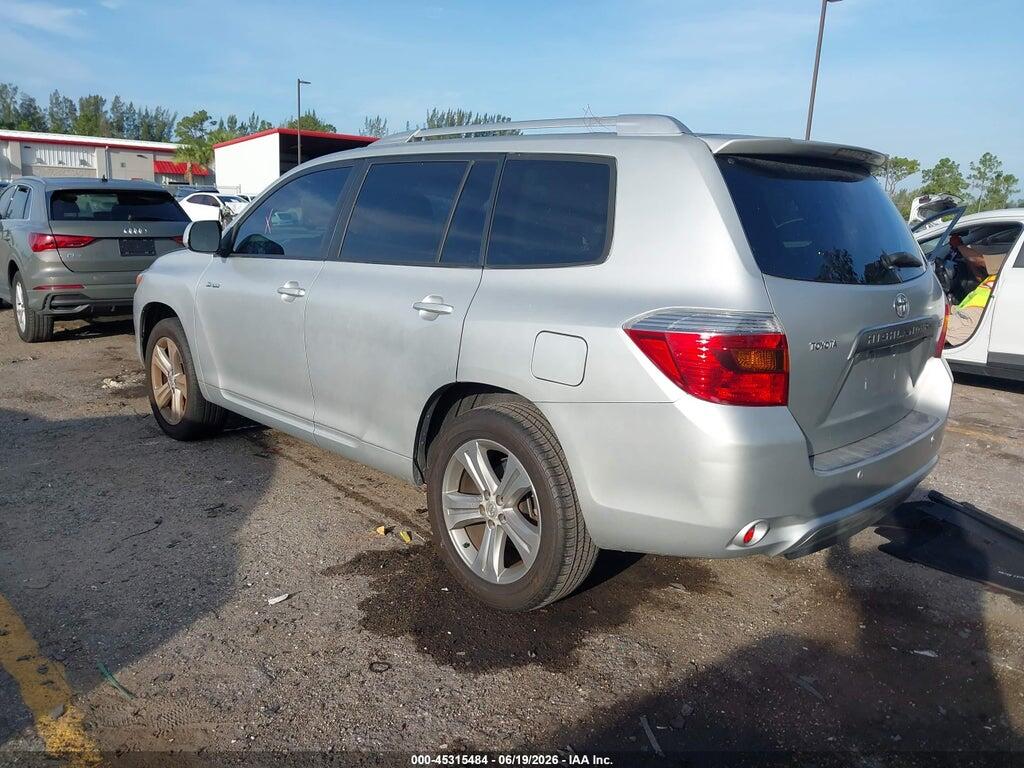 JTEDS43A882049773 2008 TOYOTA HIGHLANDER photo no. 3