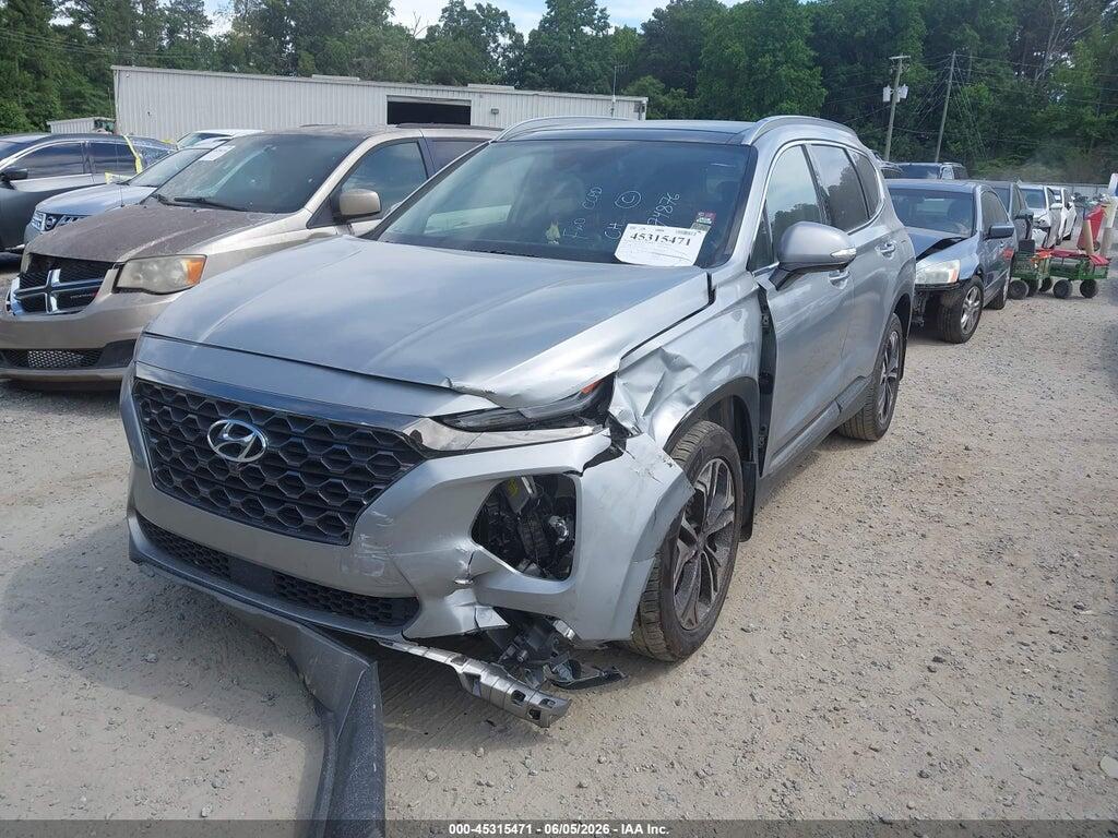 5NMS53AA8LH274876 2020 HYUNDAI SANTA FE photo no. 2