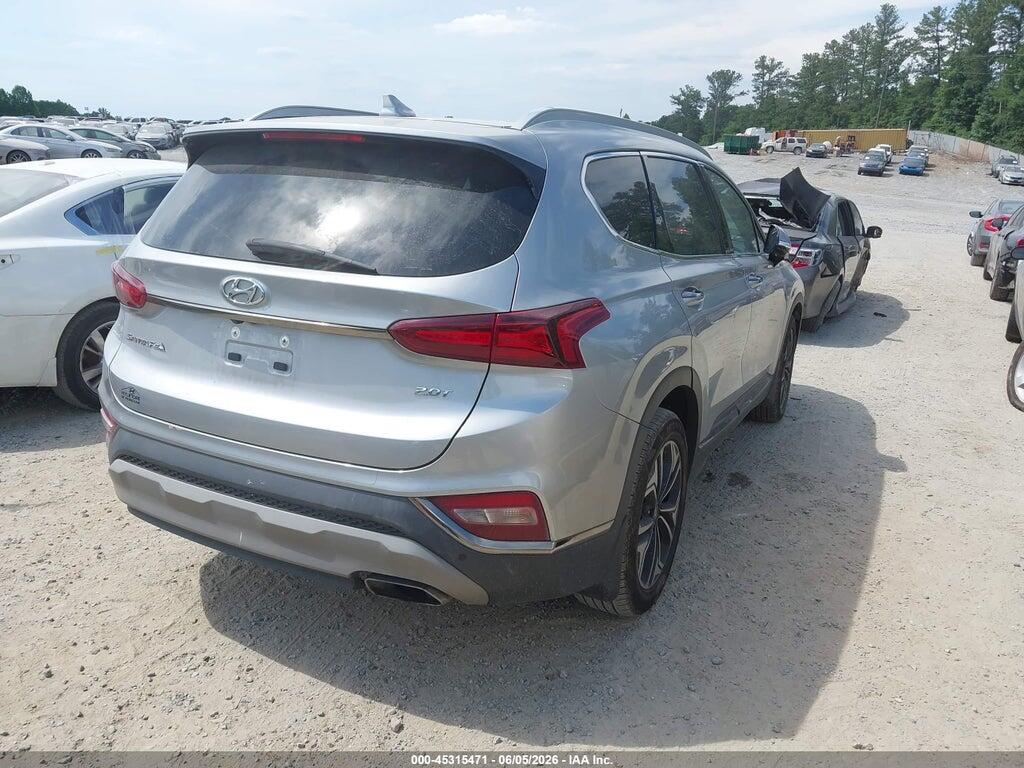 5NMS53AA8LH274876 2020 HYUNDAI SANTA FE photo no. 4