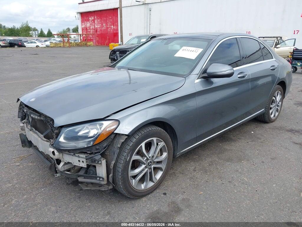 55SWF4KB7HU224506 2017 MERCEDES-BENZ C 300 photo no. 2