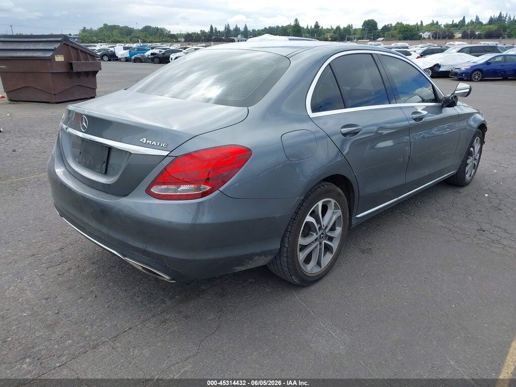 55SWF4KB7HU224506 2017 MERCEDES-BENZ C 300 photo no. 4
