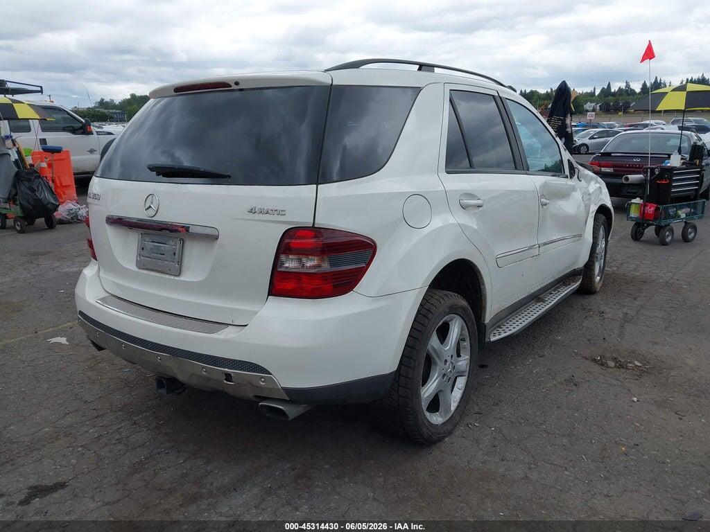 4JGBB86E47A292269 2007 MERCEDES-BENZ ML 350 photo no. 4
