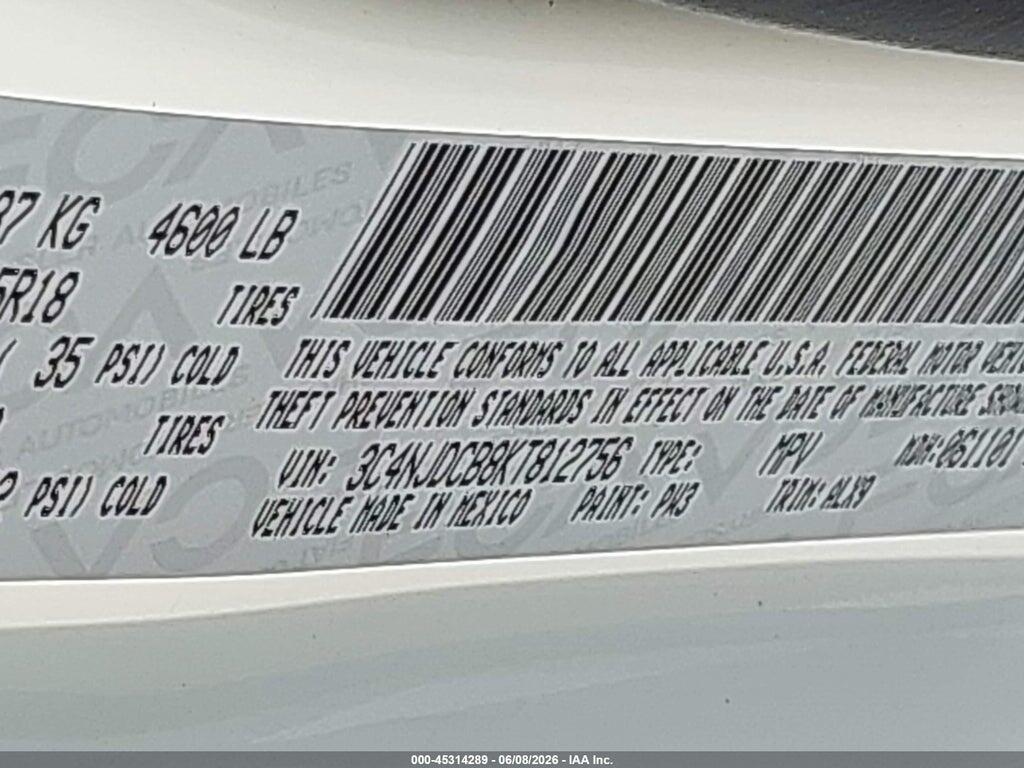 3C4NJDCB8KT812756 2019 JEEP COMPASS photo no. 9