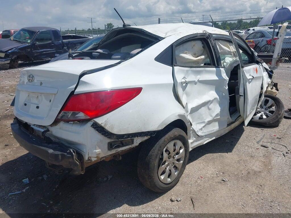 KMHCT4AE5GU125094 2016 HYUNDAI ACCENT photo no. 4