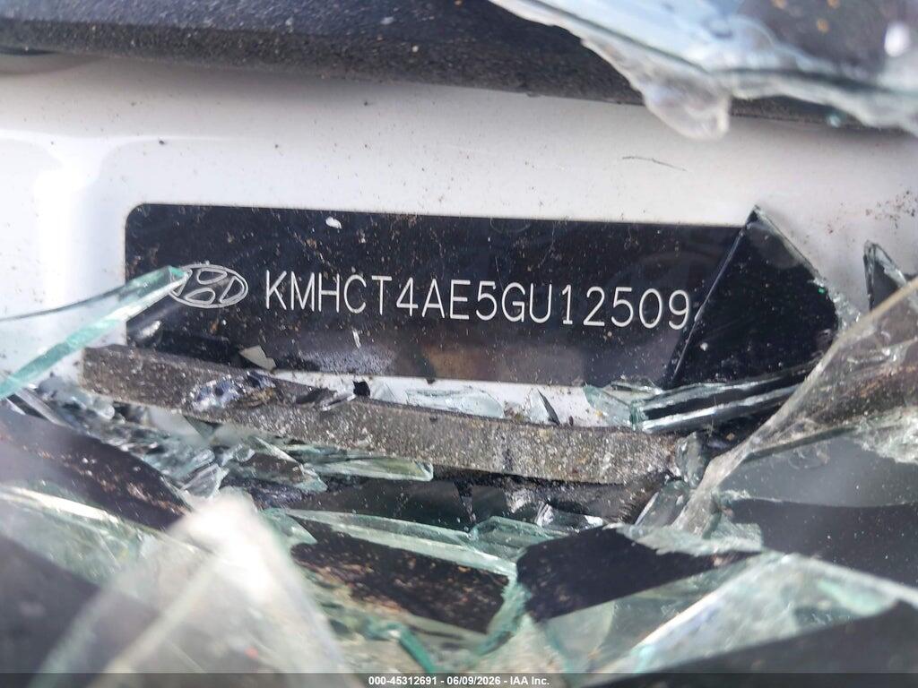 KMHCT4AE5GU125094 2016 HYUNDAI ACCENT photo no. 9